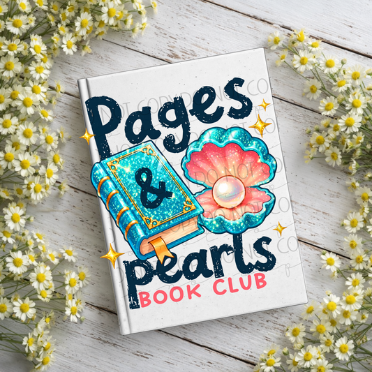 Pages & Pearls Notebook Decal