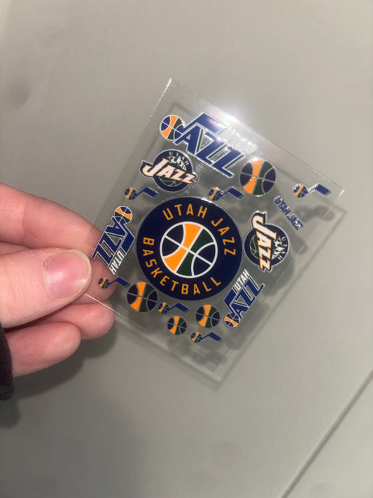 Utah Basketball Spray Decal