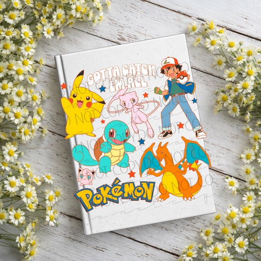 Catch Em All Notebook Decal