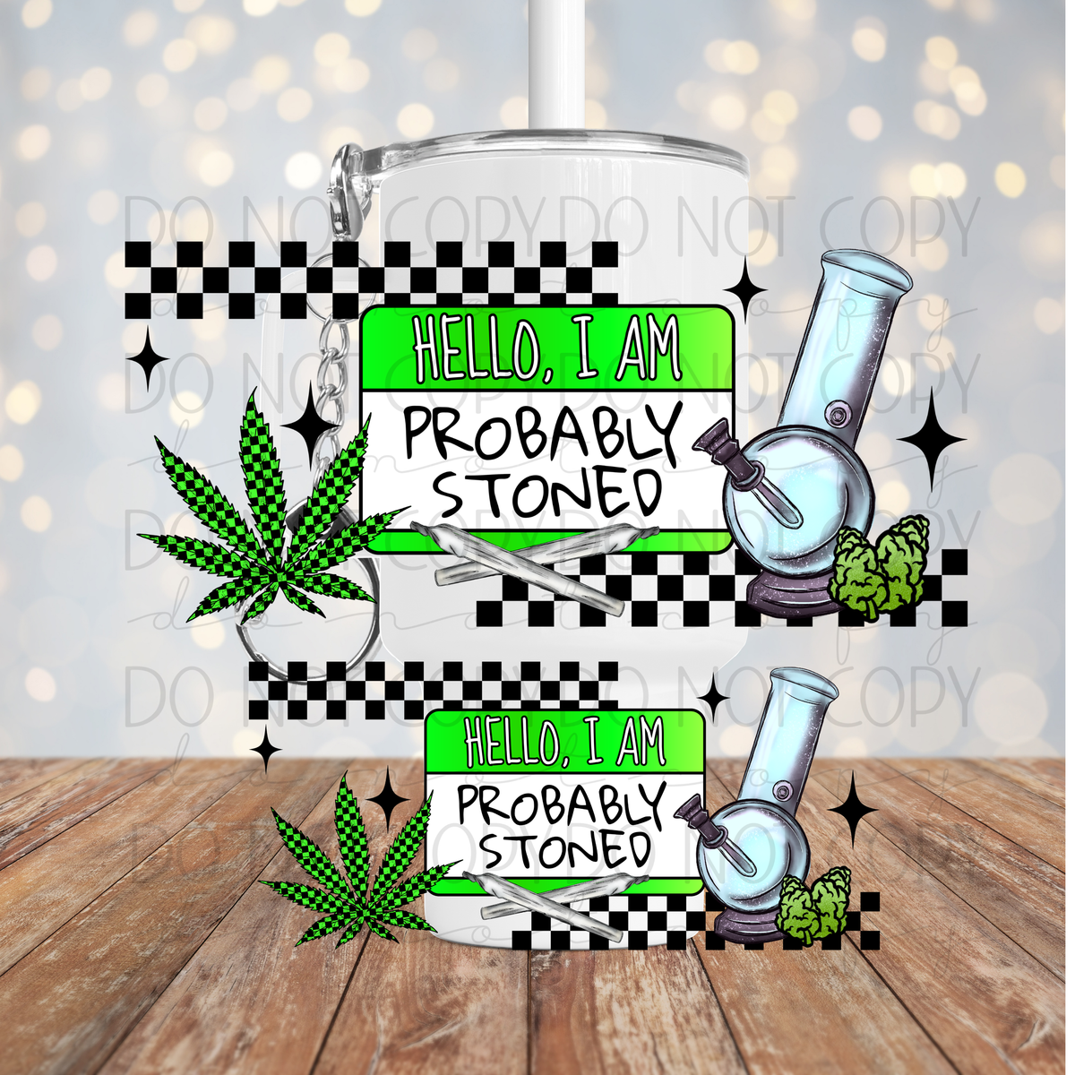 Probably Stoned Mini Wrap