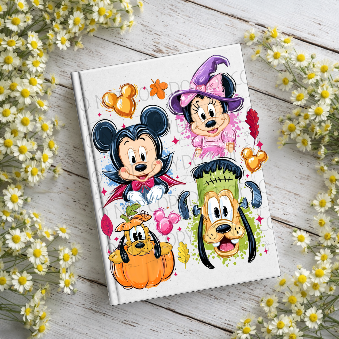 Mouse & Friends Halloween Notebook Decal
