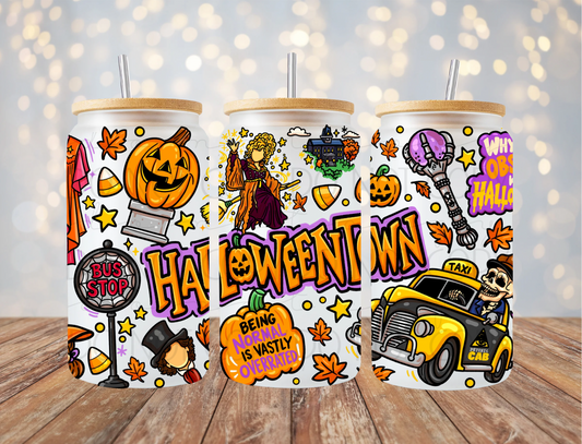 Halloween Movie 16 Oz Wrap