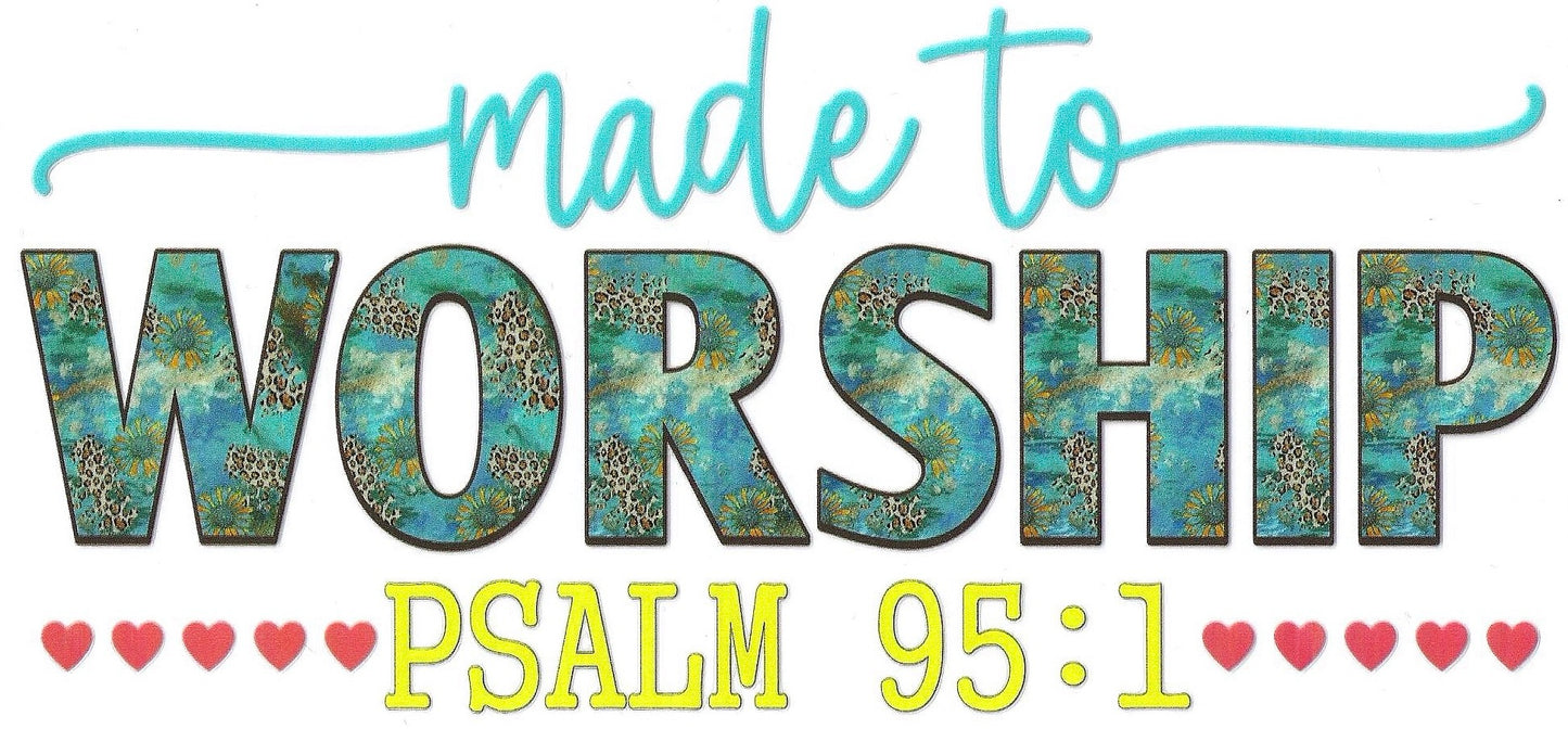 Made To Worship 16 Oz Wrap