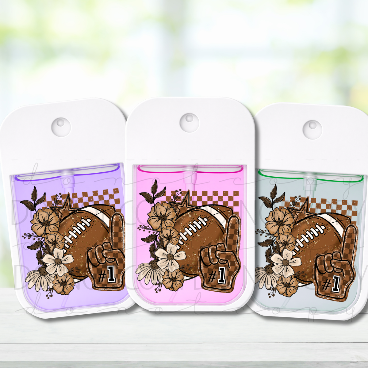 Football Spray Decal