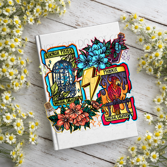 Red Wizard Tarot Notebook Decal