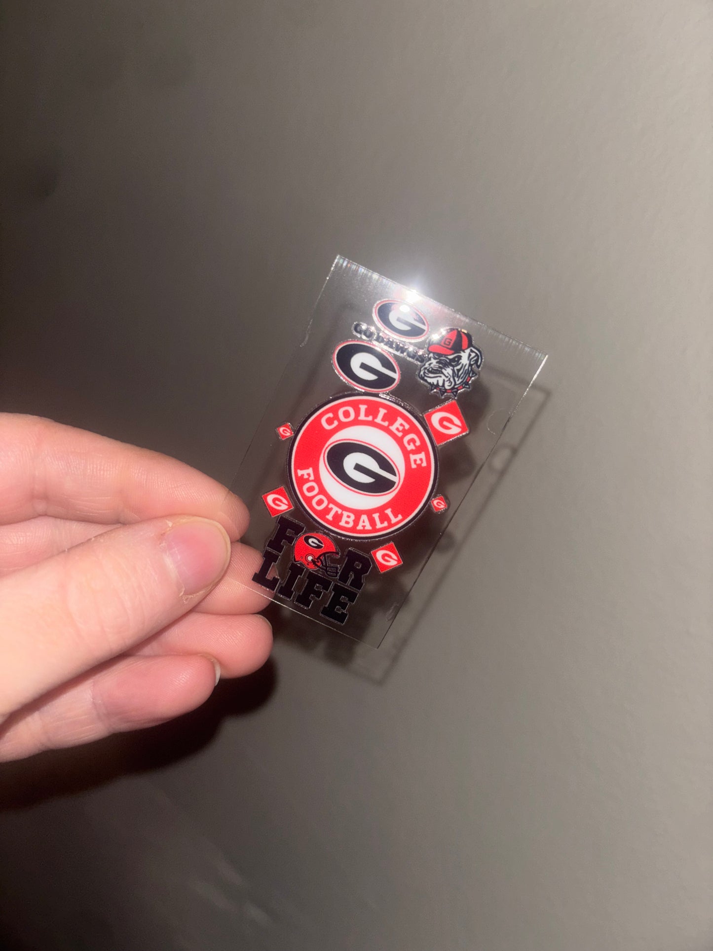 Georgia Football Keychain Wrap