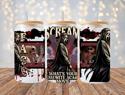 Favorite Scary Movie 16 Oz Wrap