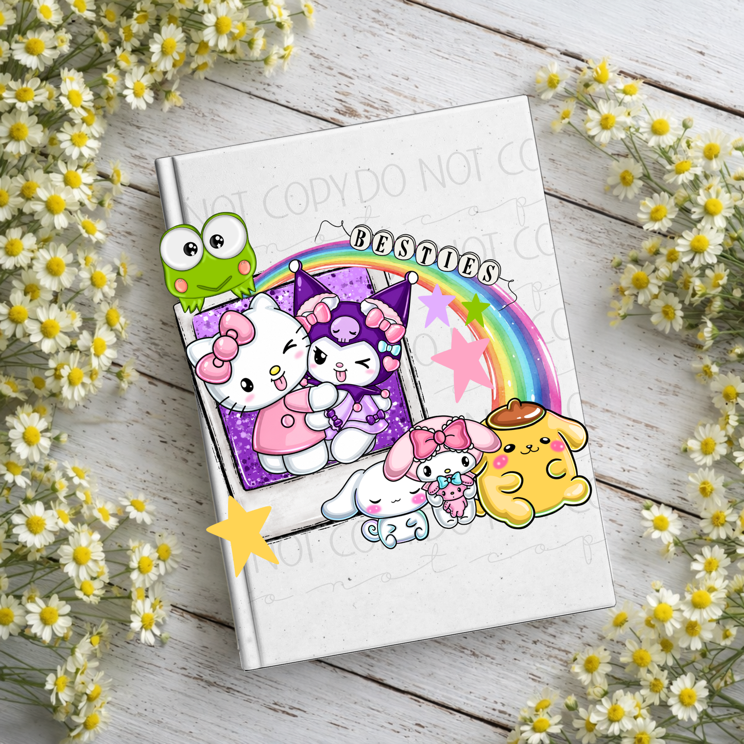 Kitty & Friends Notebook Decal