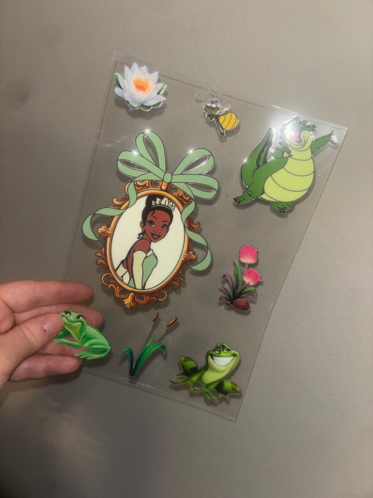 Frog Princess Notebook Decal