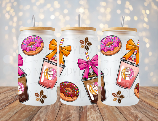 Doughnuts & Coffee 16 Oz Wrap
