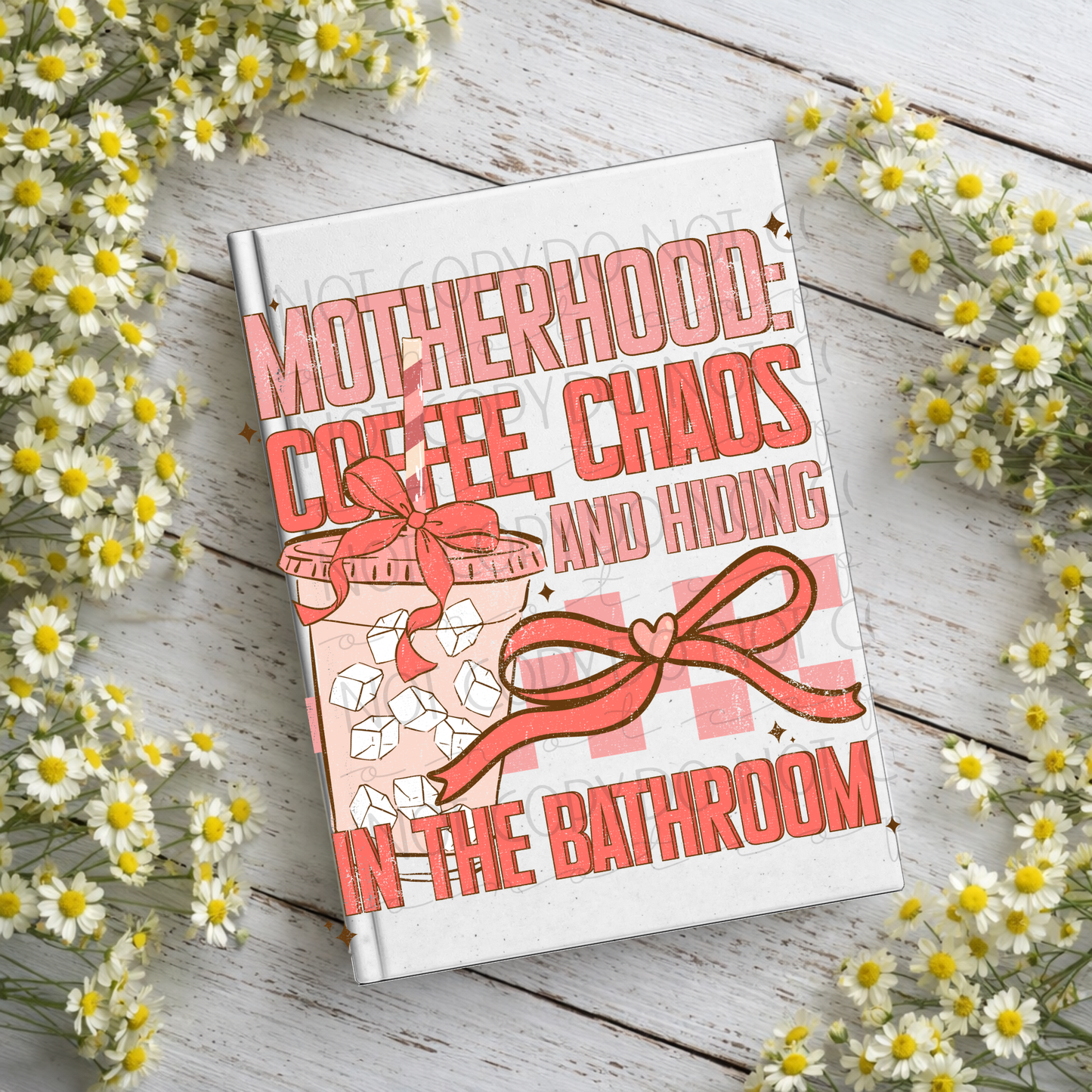 Motherhood Notebook Decal