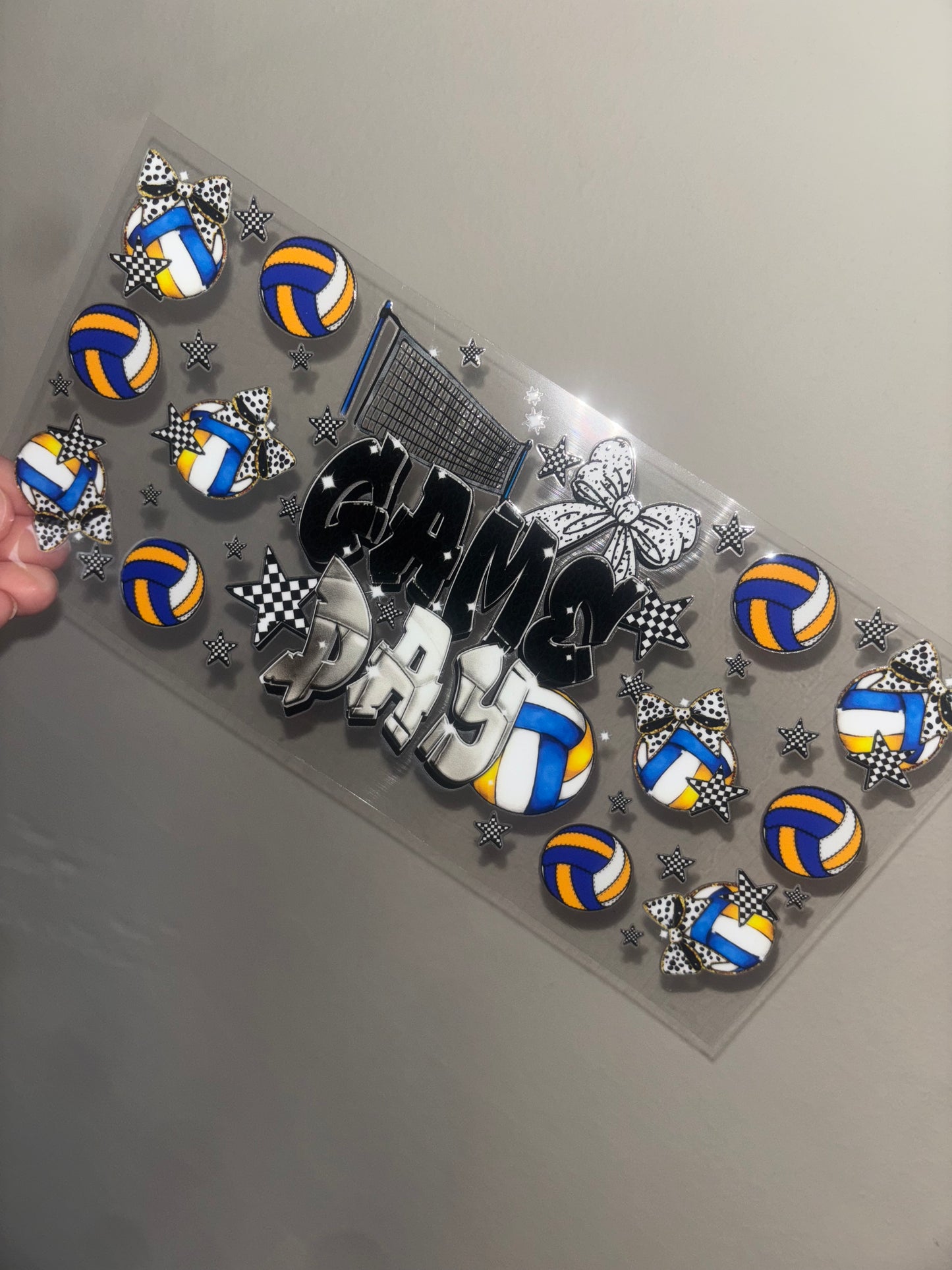 Volleyball Game Day 16 oz