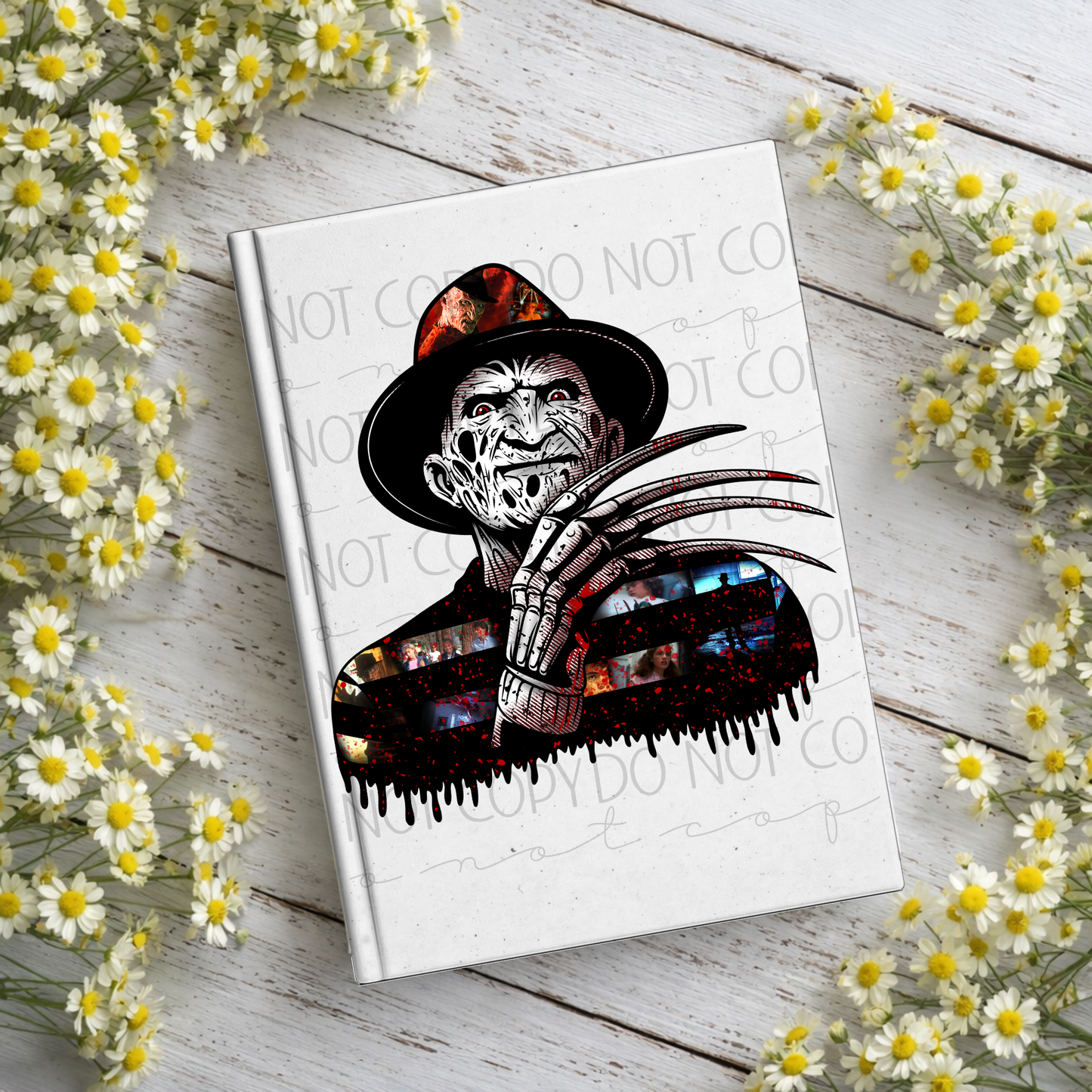 Nightmare Horror Notebook Decal