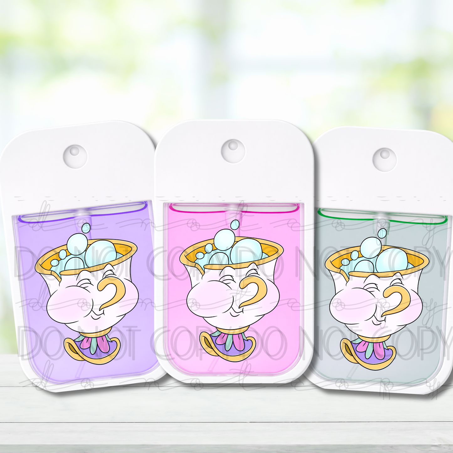 Tea Cup Spray Decal
