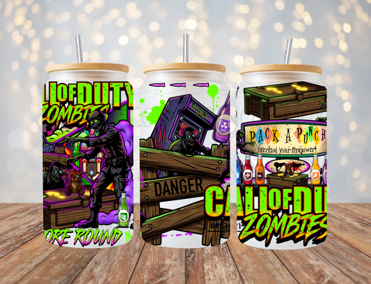 Zombie Video Game 16 Oz Wrap