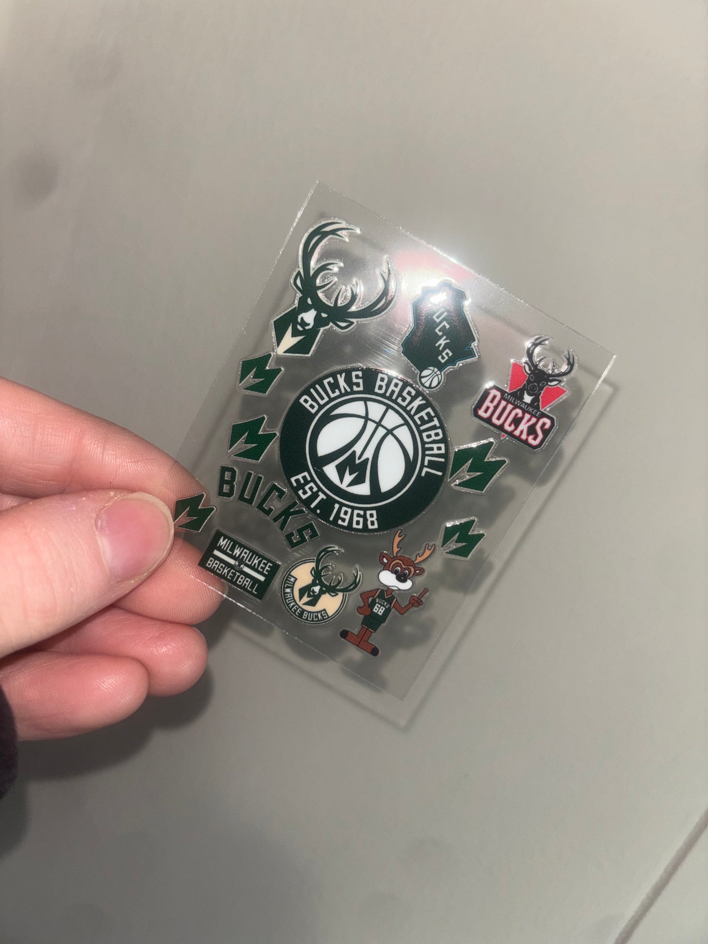 Milwaukee Basketball Spray Decal