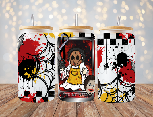 Chainsaw Horror Tarot 16 Oz Wrap