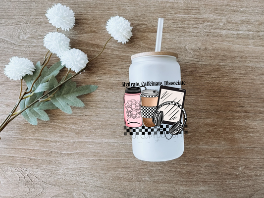 Hydrate Caffeinate Dissociate Decal