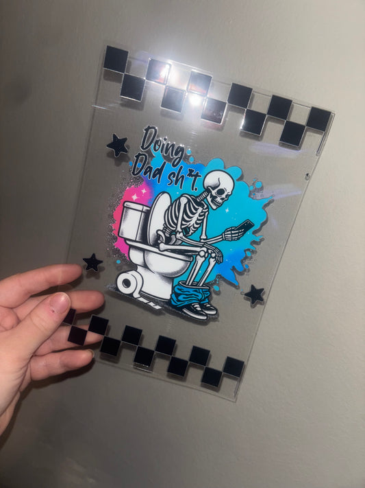 Dad Shit Notebook Decal