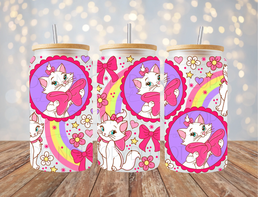 Girl Cat 16 Oz Wrap