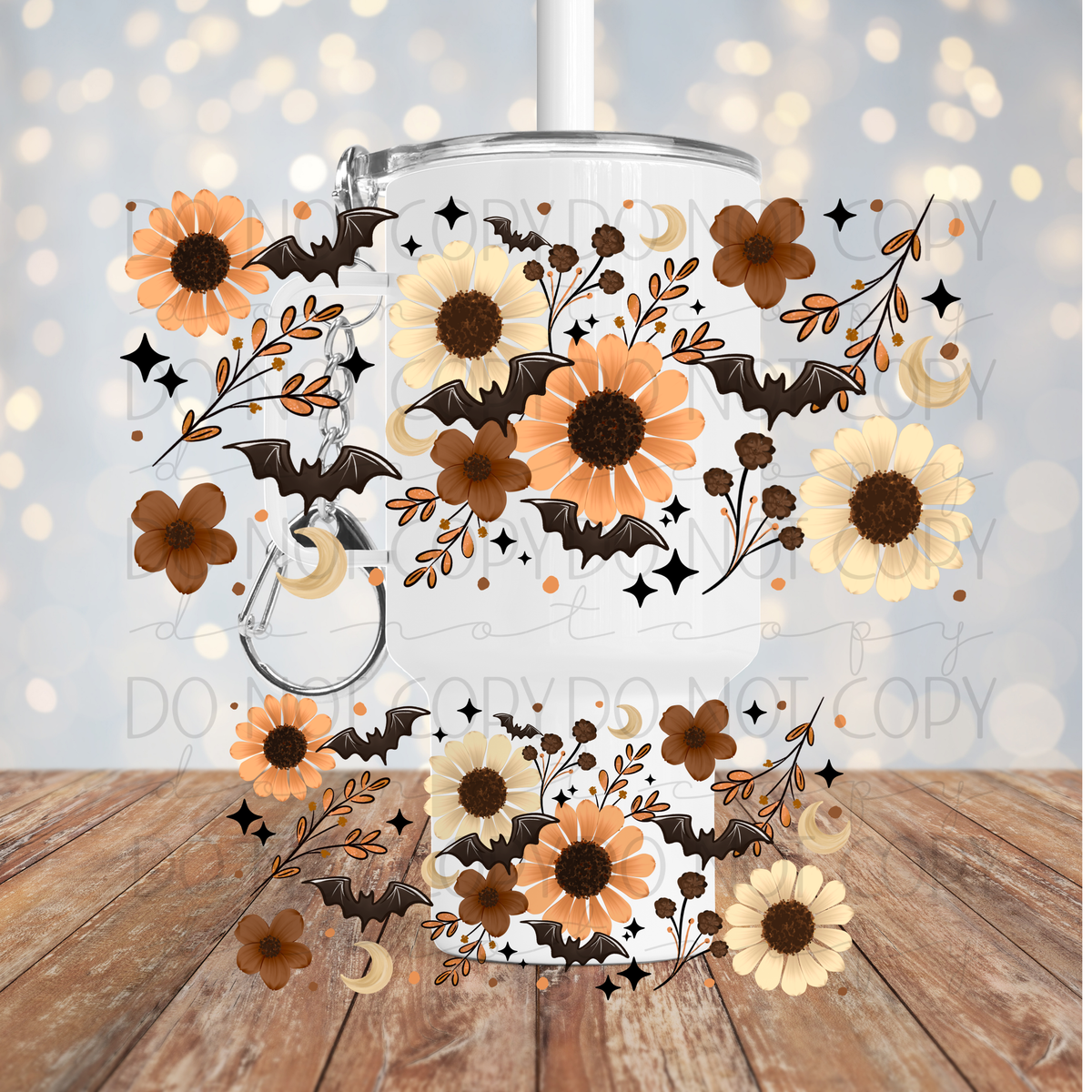 Floral Bats Mini Wrap