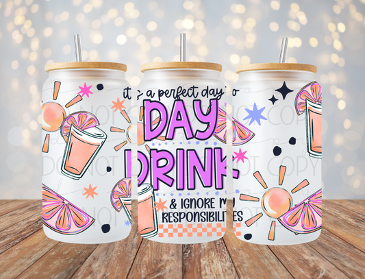 Day Drinking 16 Oz Wrap