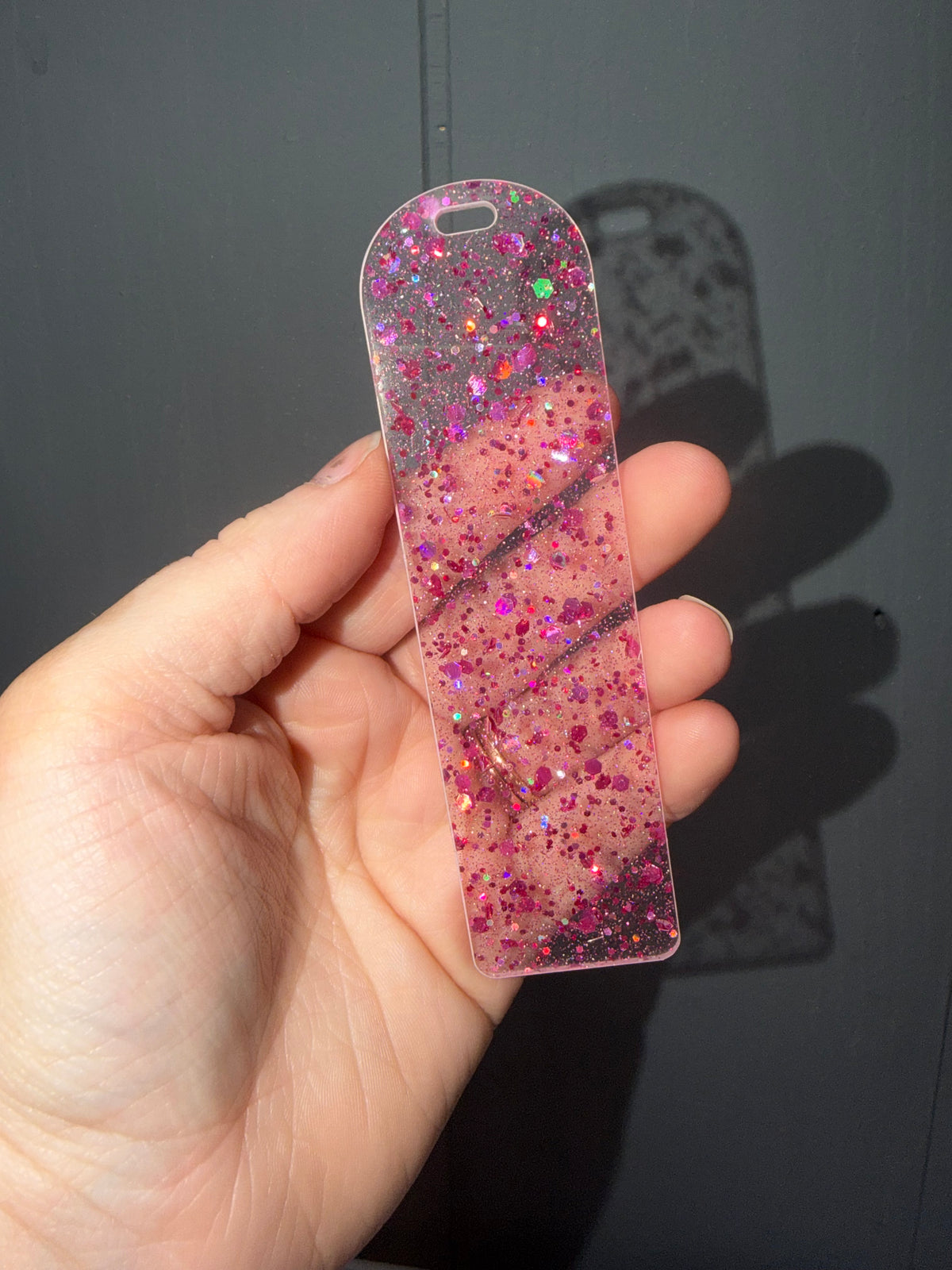 Pink Sparkle Bookmark