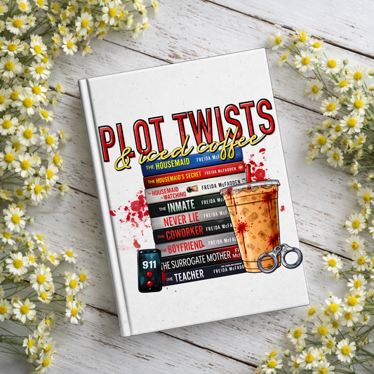 Plot Twists Notebook Decal