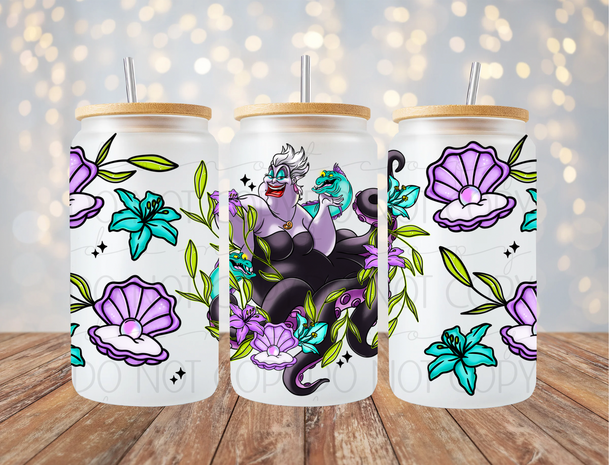 Sea Witch Villain 16 Oz Wrap