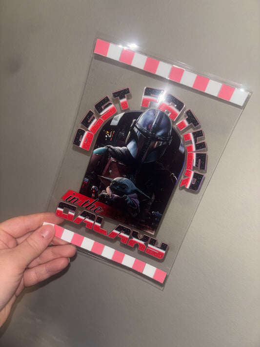 Best Father Notebook Decal