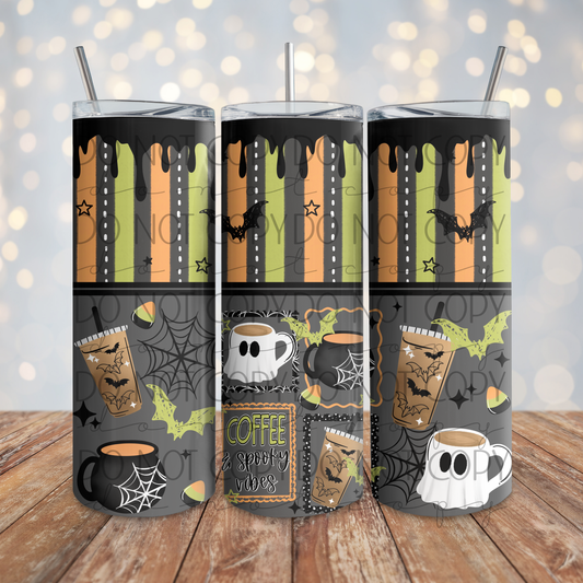 Coffee & Spooky Vibes 20 oz Wrap