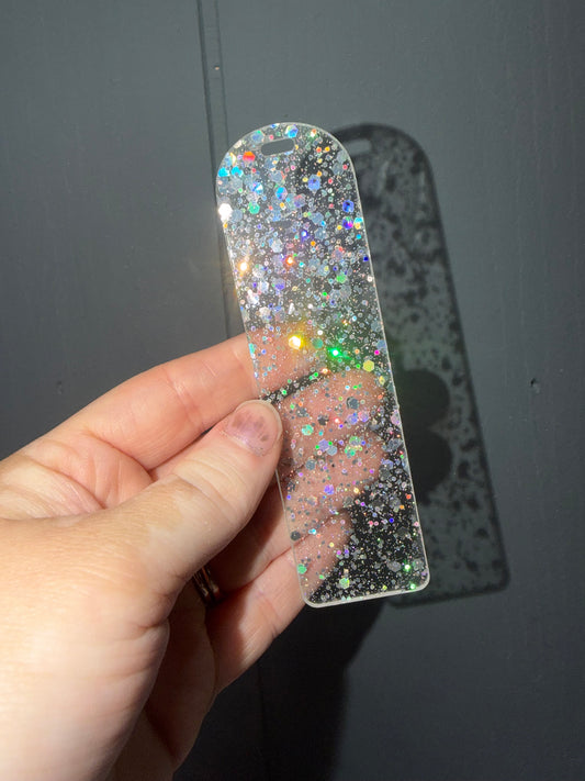 Silver Sparkle Bookmark