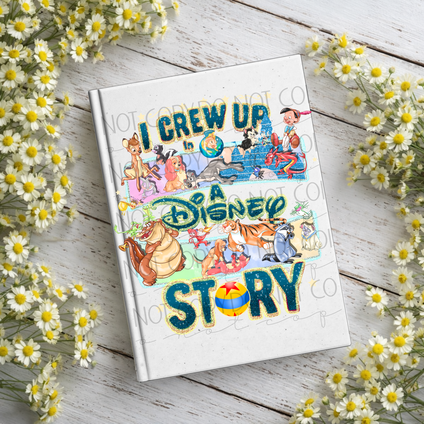 I Grew Up Notebook Decal