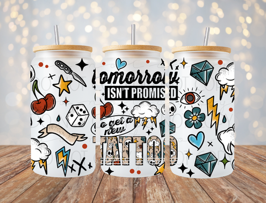 Get A Tattoo 16 Oz Wrap