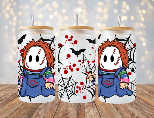 Doll Horror Ghost 16 Oz Wrap