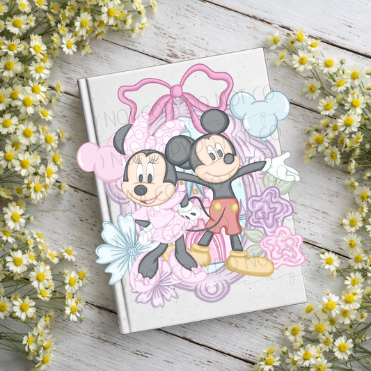 Girl & Boy Mouse Notebook Decal