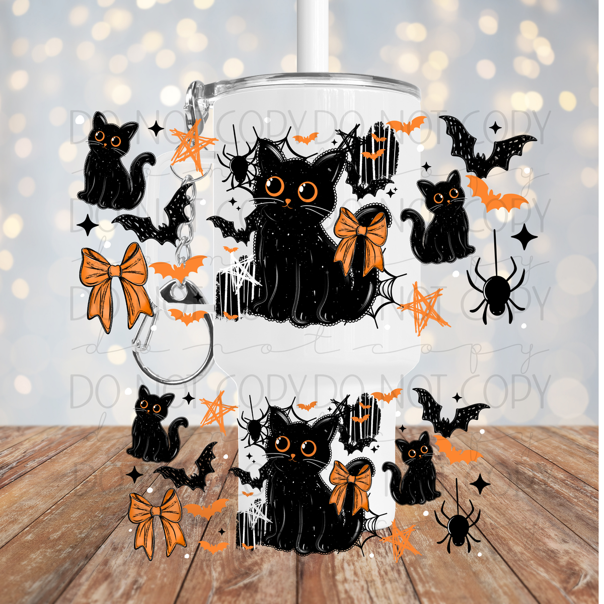 Black Cat Mini Wrap