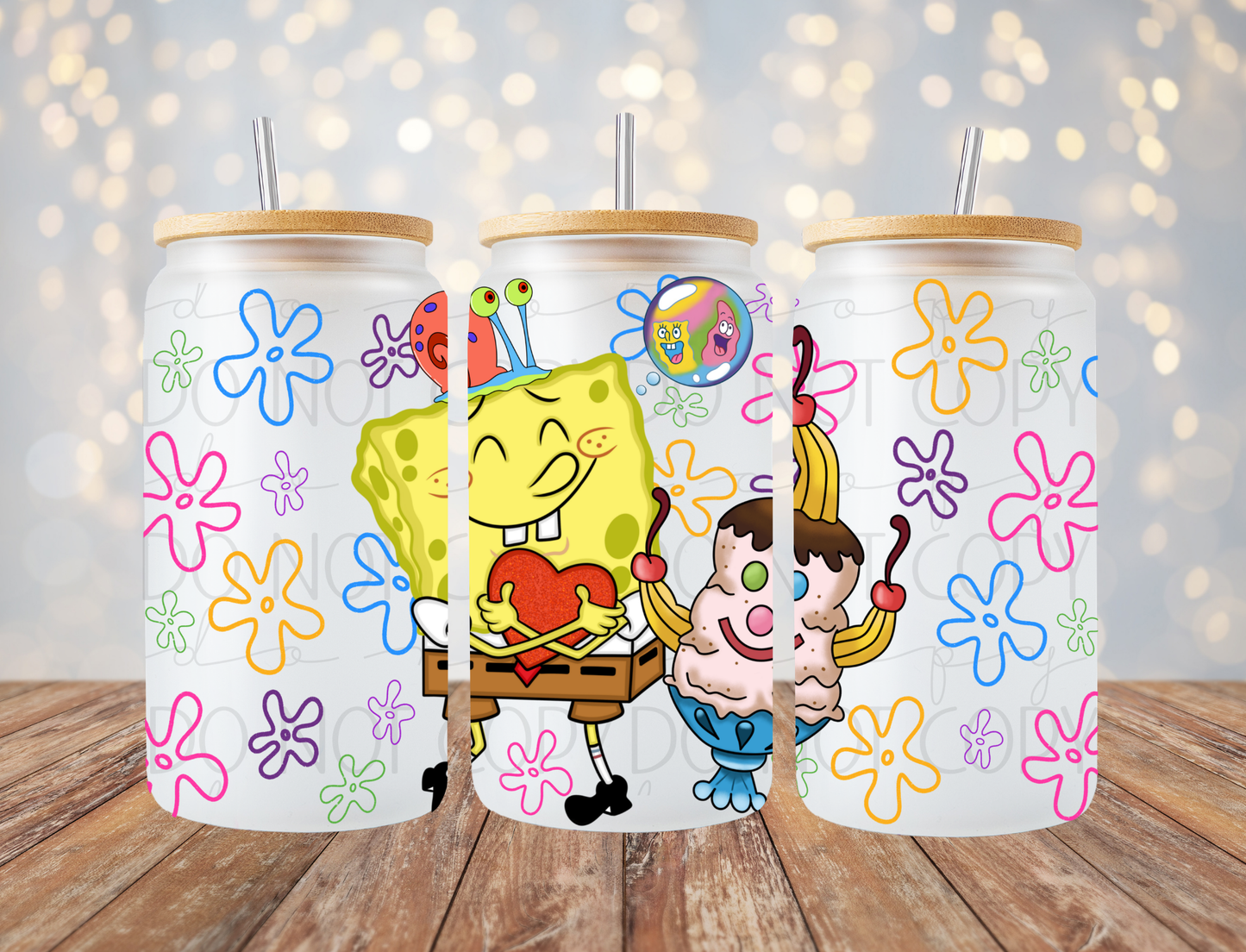 Sponge Ice Cream 16 Oz Wrap