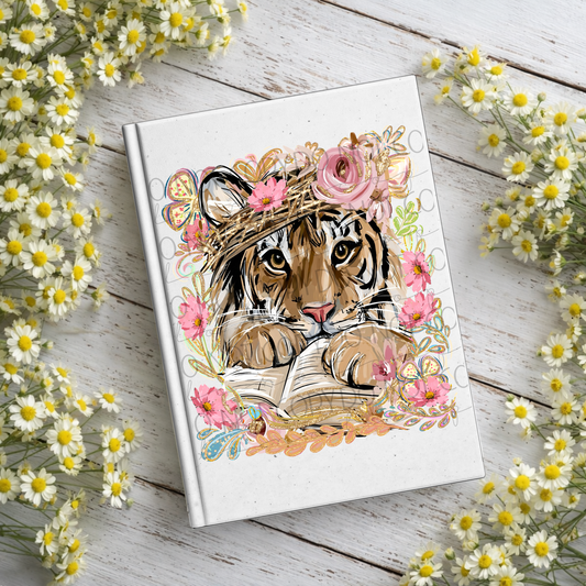 Faith Tiger Notebook Decal