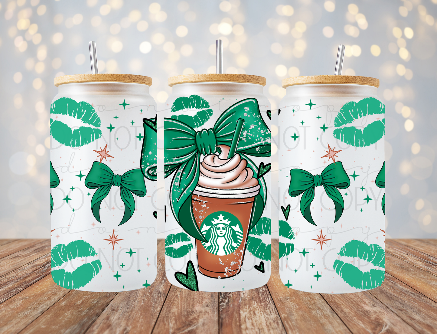 Green Coffee 16 Oz Wrap