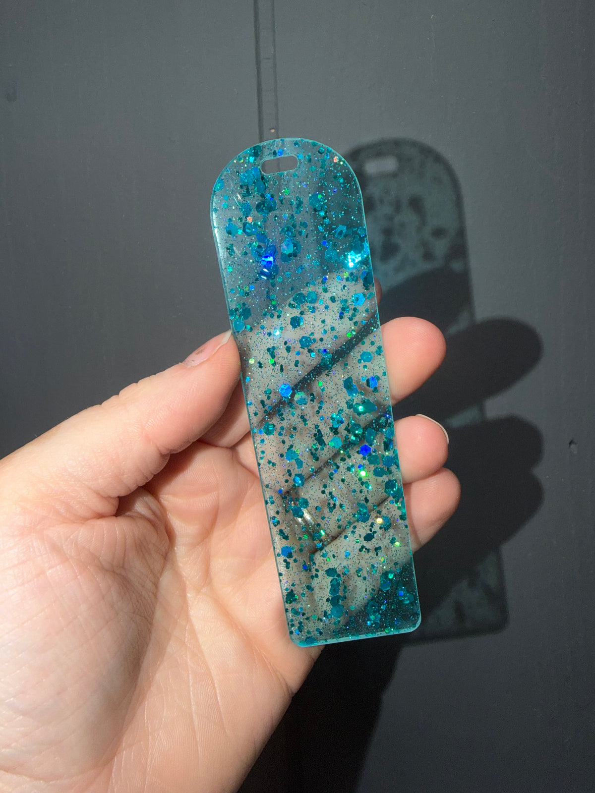 Blue Sparkle Bookmark