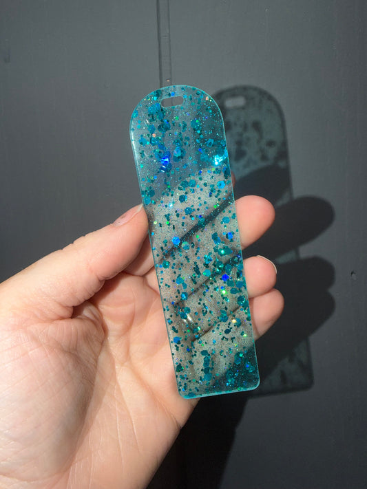 Blue Sparkle Bookmark