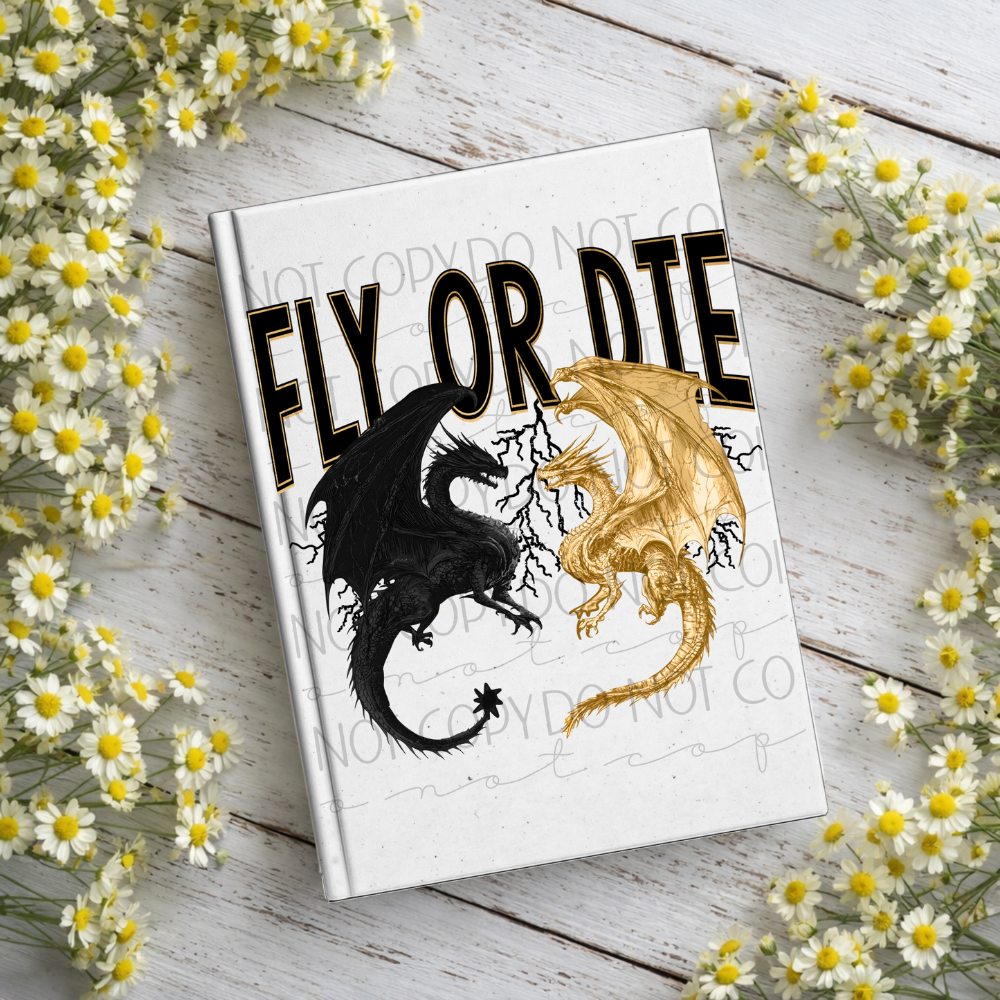 Fly Or Die Notebook Decal