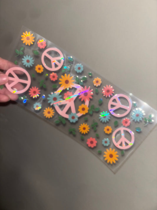 Peace Signs 16 oz Wrap