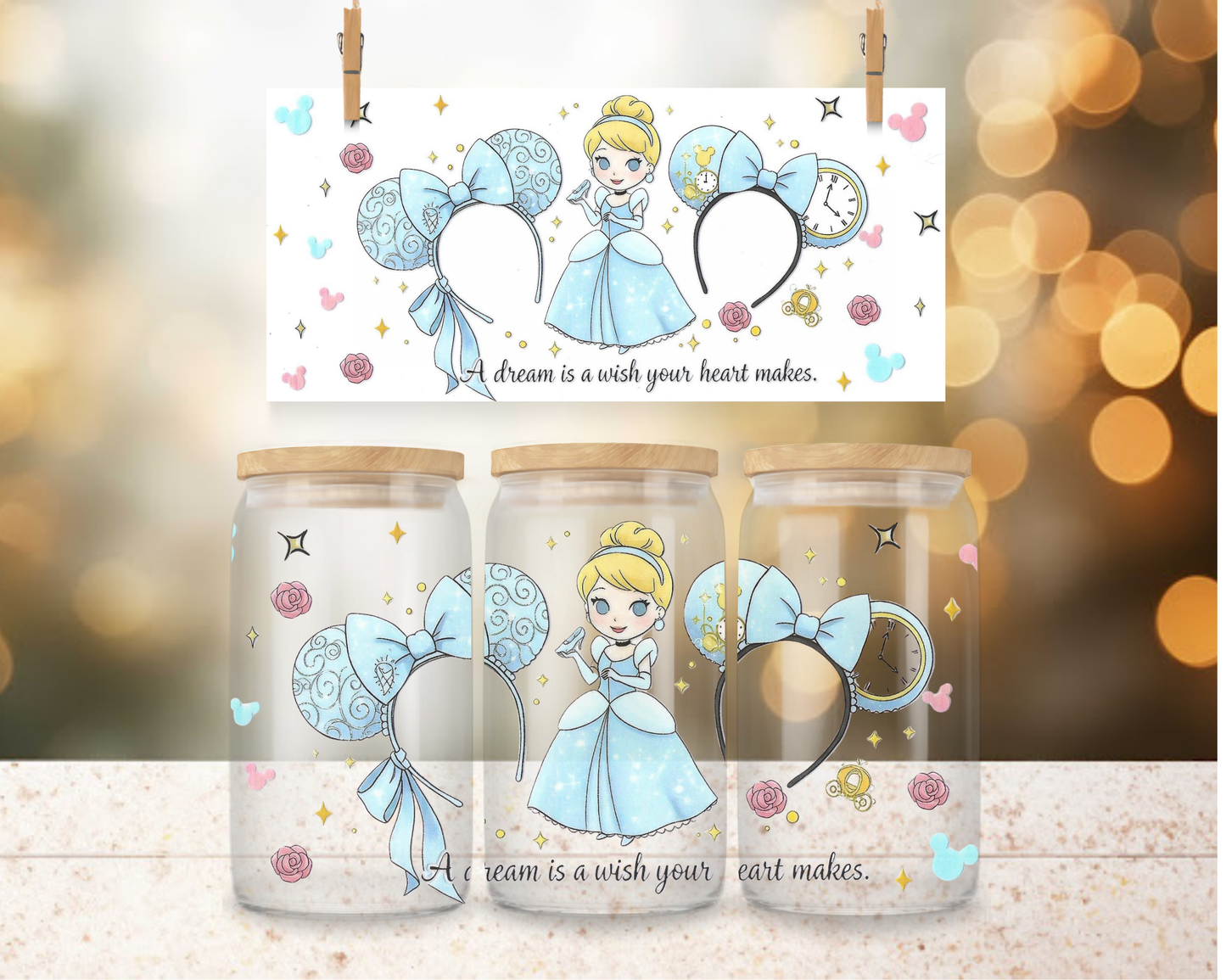 A Dream Is A Wish 16 oz Wrap