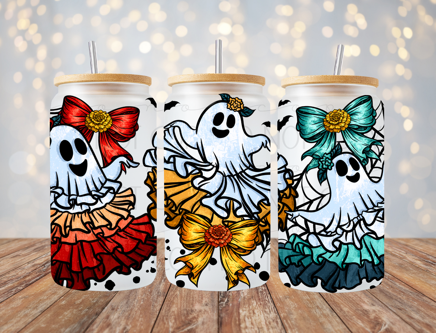 Dancing Ghosts 16 Oz Wrap