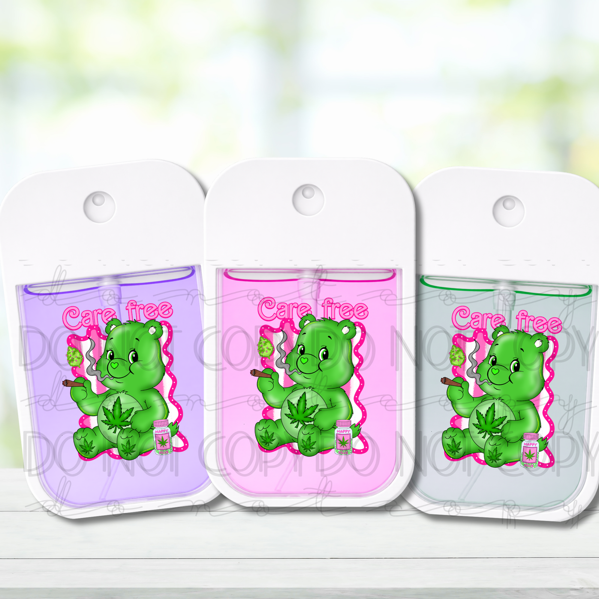 Care Free Spray Decal