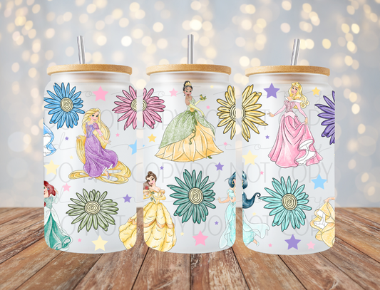 Floral Princesses 16 Oz Wrap