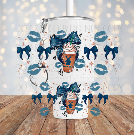 Blue Coffee Mini Wrap