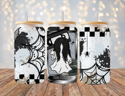 Cursed Horror Tarot 16 Oz Wrap